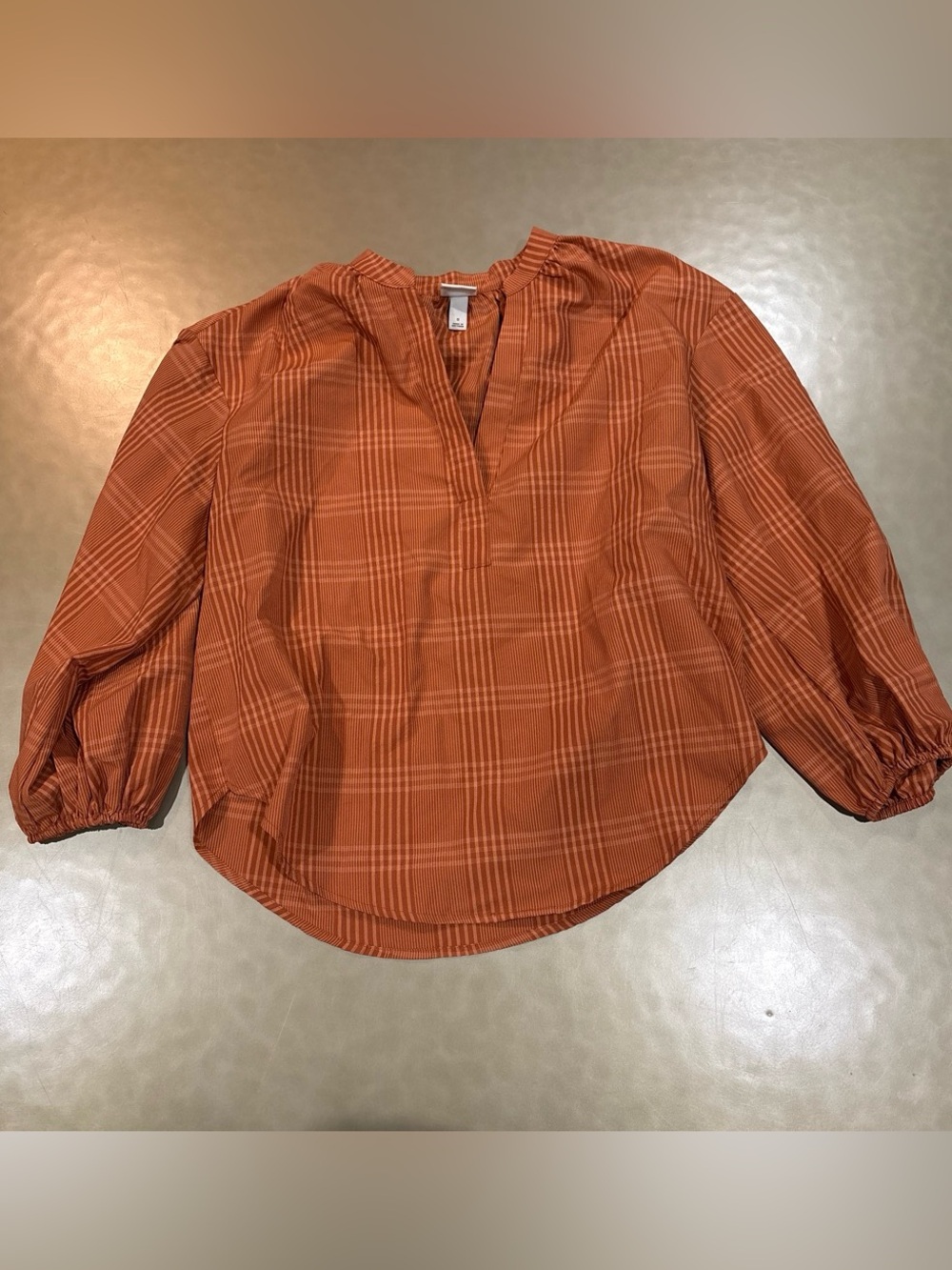 a new day orange blouse in great condition